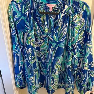 Lilly Pulitzer Elsa Silk Top. Sz Medium.